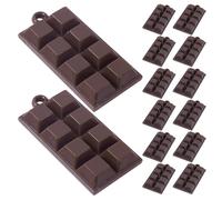 Gatuida 25 pezzi di oggetti di scena per l'esposizione di cioccolato artificiale: finto cioccolato di San - di dessert di cibo e caramelle - attrezzatura per l'allestimento domestico per l'esposizione