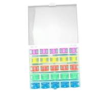 Gatuida 25 pezzi Fornitura di Fili per Macchina da Cucire con Scatola Trasparente per Uso Domestico Fili Vuoti Organizzati e Facili da Usare per Ricamatrice e Macchina da Cucire