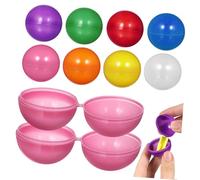 Gatuida 25 Pezzi pallina della lotteria vuoto piccolo sfere del tamburo della lotteria a tema tombola palla raccogliere le palle per la festa palline della lotteria del partito plastica