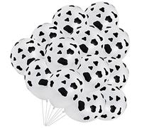 Gatuida 25 Pezzi Palloncino Stampato a Mucca Kit Animali in Mongolfiera Decorazioni Di Compleanno in Fattoria Cowgirl Palloncini Con Stampa Di Mucca Parodia Costume Gonfiabile Emulsione