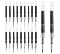 Gatuida 250 ricariche per penna gel da 0,5 mm, corte, con nucleo | Ricarica tascabile per penne Motion, punta da 0,5 mm e inchiostro nero, ideale per prendere appunti, disegnare e dipingere.