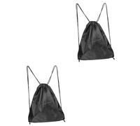 Gatuida 2pezzi Borsa Per Casco Da Leggera e Portatile Sacchetto Stoccaggio Spazio Per Accessori Per Viaggi e Spostamenti Colore Nero