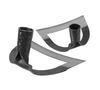 Gatuida 2pezzi Cava in Acciaio Inossidabile Attrezzo da Giardino Compatto per Diserbo Dissodatura del Terreno e Rimozione Erba per Agricoltura e Giardinaggio Domestico