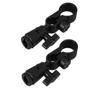 Gatuida 2pezzi Clip Per Asta Microfonica in Supporto Per Microfono Portatile Clip Di Ricambio Compatibile Levitt Leggero e Resistente Per Uso Interno Ed Esterno