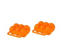 Gatuida 2pezzi Contenitore Per Uova Portatile Scatola Per Stoccaggio Uova Per Picnic Campeggio e Trasporto Sicuro Cestino Leggero e Compatto