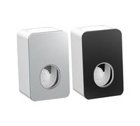 Gatuida 2pezzi Dispenser per Dentifricio Parete senza Spremi-dentifricio Mani Libere Compatibile la Maggior Parte dei Dentifrici Adesivo Incluso e Materiale Abs Alimentare