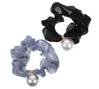 Gatuida 2pezzi Elastici per Capelli in Rete Anelli Perle Accessori Moda per Bambine Design Elegante Adatti per Feste Compleanni Servizi Fotografici e Uso Quotidiano Resistente ed Elastico