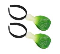 Gatuida 2pezzi Fascia per Capelli Divertente Design di Cavolo per Feste e Matrimoni Accessori Realistici per Capelli Comodi e Resistenti