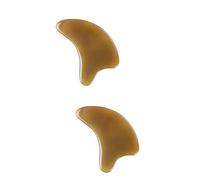 Gatuida 2pezzi Gua Sha Scraping Board Corno Naturale Per Massaggi Viso e Collo Strumento Di Bellezza Compatto Sicuro e Duraturo Design Ergonomico Per Da e Disagi Quotidiani