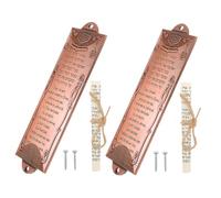 Gatuida 2pezzi Mezuzah con Pergamena per d Ingresso Decorazione Religiosa Ebraica per Benedizione Celebrazione delle FESTIVITÀ