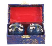 Gatuida 2pezzi Palline per Massaggi alle Mani Palle Cinesi Esercizio Manuale Piccole Palle per Esercizi Manuali Pratiche per Massaggi Strumento per Esercizi Manuali per Rafforzare