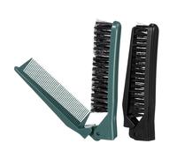 Gatuida 2pezzi Petto Pieghevole Portatile Per Acconciatura Pettine Da Viaggio Per Parrucchiere Pettine Setole Per Capelli Ricci e Lisci Spazzola Per Styling