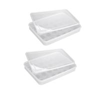 Gatuida 2pezzi Porta Uova in Plastica Contenitore Per Uova Capiente Durevole Per Frigorifero Di Casa Cucina