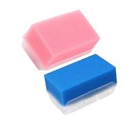 Gatuida 2pezzi Spazzola Spugna da Bagno per Ragazza Touch e Risposta Tattile del Ragazza per Massaggio Infantile e Educazione Precoce Colore Casuale