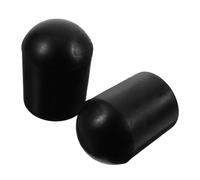 Gatuida 2pezzi Tappo in Gomma per Puntale Contrabbasso Protezione Antiscivolo Cappucci Protettivi Tappi di Ricambio Neri Adatti per Esercizi e Concerti