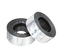 Gatuida 2rotoli Nastro Riflettente Uccelli per Esterni e Interni Giardino e Cortile Resistent Pioggia Luce Solare Repellente per Piccoli Animali Colore Brillante Buona Riflettività e Effet