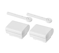 Gatuida 2sets Spremi-dentifricio Manuale Dispenser Per Dentifricio Da Parete Spremi-tubi Per e Tubetto Clip Per Dentifricio Accessorio Per Bagno Materiale Abs Robusto