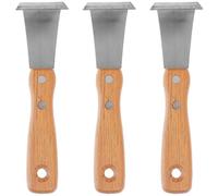 Gatuida 3 coltelli raschietti per corteccia, strumento antiscivolo per la | Coltello scortecciatore per tronchi, lama affilata, per la rimozione della corteccia del legno, per la cura di alberi da