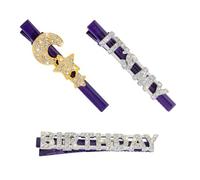 Gatuida 3 Fermagli per Chioma Strass a Forma di Stella Mollette Scintillanti Leggere e Resistenti per Feste di Compleanno Accessori Eleganti per Ragazze e Donna