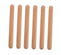 Gatuida 3 paia Claves in Legno Massello Naturale Strumenti Percussione Ritmici per Principianti Sviluppo Ritmo Educativo