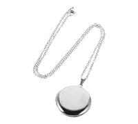 Gatuida 3 Pezzi Collana con Medaglione Portafoto Tondo in Acciaio Inossidabile Portagioie Vintage Elegante per Donne e Uomini Ciondolo Ricordo Nozze Facile da Aprire e Aggiornare