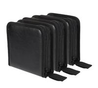 Gatuida 3 pezzi Custodie CD in PU Portadischi Slot Organizer Auto e Viaggio Custodia Disco Portatile Antiurto Salva e Protegge i Dischi
