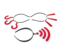 Gatuida 3 Pezzi fascia per feste di halloween Accessori divertenti per per le vacanze segnare la fascia Banda per della cabina fotografica bopper di halloween telone rosso