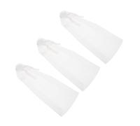 Gatuida 3 Pezzi Miniature Doll Bridal Veil in Soft Gauze With Lace Lightweight Wedding Headpiece For Various Doll Models For Wedding Play And Display