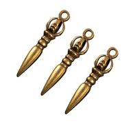 Gatuida 3 pezzi Pendenti Auto Stile Vintage in Resistente Decorazione Appesa Artigianale con Design Antico Pestello Vajra Accessori Durevoli per Interni ed Esterni