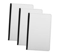 Gatuida 3 pezzi Portafoglio da Viaggio in Pelle PU Organizer Documenti con Ampia Capacità e Multi Tasche per Carte Passaporto e Contanti Nero Resistente e Pratico per Uomo e Donna