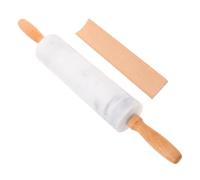 Gatuida 3 Pezzi Rulli in Marmo per Cucina Mattarello Antiaderente in Marmo Alimentare per Pasta Pizza e Dolci Impugnatura Ergonomica e Superficie Lucida Facile da Pulire Resistente e