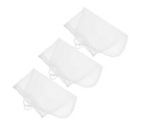 Gatuida 3 Pezzi Sacchetti Filtri in Nylon con Coulisse Sacchetti Riutilizzabili per Latte di Noci Yogurt e Succo Retine Sottili per Filtraggio Fine Alternativa alla Garza Alimentare