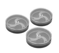 Gatuida 3 Pezzi Scatola Portaorologi in Plastica Resistente Organizer Portatile Antipolvere e Antishock con Scomparto Singolo Custodia Trasparente per Orologi Uomo e Donna per Casa e