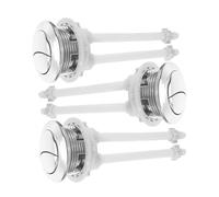 Gatuida 3 pezzi Sostituzione Dual Flush per Serbatoio Facile Installazione e Funzionamento Accessori Bagno Compatibili con Valvole
