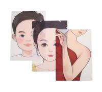 Gatuida 3 Pezzi Tavole Pratiche per Face Painting Riutilizzabili e Lavabili Template Makeup Realistici per Principianti per Festival e Feste con Forme Facciali Naturali per Esercitarsi e