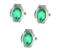 Gatuida 3 Pz Orologio Elegante Per Le Donne Anello Mini Orologio Squillo io Portatile io Creativo Per Le Donne i Alla Moda Per Le Adornare Giocattolo Madre