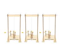 Gatuida 3 set di modelli scientifici di gru: assemblaggio di gru, costruzione di giocattoli meccanici manuali, materiale per esperimenti di fisica per studenti