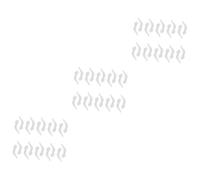 Gatuida 3 Set Di Occhiali Da Sole in Silicone - Copriocchiali Senza Gancio Per Le Orecchie Bianchi Per Esercizi Di Corsa 10 Paia * 3