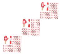 Gatuida 3 Set Fermagli per Appunti Natalizi Palline Rosse Dell'albero di Natale Ornamenti di di Natale Ornamento di Natale Ornamenti Natalizi d'oro Clip di Legno 100 Pezzi * 3