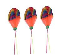 Gatuida 3 Set Paracadute Giocattolo per Mini Paracadute Volante Paracadute da Lancio Manuale Mini Paracadute da Soldato Piccolo Paracadute Mini Paracadute Paracadute per 3 Pezzi*3
