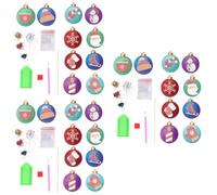 Gatuida 30 Pezzi Decorazione Natalizia da Appendere per Albero, Carta | Etichette per Regali e Scatole, Motivo a Tema Natale, Effetto Brillante Sotto la Luce, per Ufficio