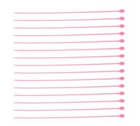 Gatuida 30 Pezzi Forcine per Permanente Chioma in Plastica Rosa, Bastoncini per Permanente Design Anti-Segni Elastico, Strumenti per Parrucchieri per Styling Chioma Naturali senza Tracce