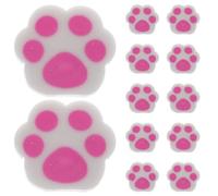 Gatuida 30 pezzi Gomme Cancellare Forma di Zampa di Gatto Piccole Gommine Bianche per Studenti Eraser Animali per Matite Regalo Scuola Ufficio