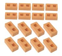 Gatuida 30 Pezzi Mattoncini Miniatura in Plastica Ceramica Blocchi Quadrati per Modellismo DIY Gioco Creativo per Decorazioni Micro Paesaggio Sviluppo Abilità Manuali e Problem Solving