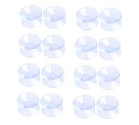 Gatuida 30 pezzi Ventose Trasparenti Doppia Faccia per Tavoli in Vetro Tamponi Antiscivolo PVC Riutilizzabili per Stabilizzare Piani in Vetro Facili da Installare e Rimuovere
