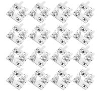 Gatuida 30 Set Molla per Contenitore Batterie Aaa in Metallo Argento Compatibilità Versatile e Ottimizzazione del Consumo Energetico per Giocattoli Elettronici