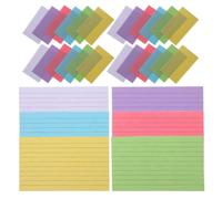 Gatuida 300 schede indice con linguette, schede indice colorate da 5x3,5 | Schede didattiche colorate con linguette, facili da visualizzare e recuperare, per studiare, creare liste di cose da fare e