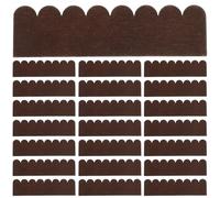 Gatuida 36 pezzi di tegole per tetti di case in miniatura - Mattoni a forma di pesce per case delle bambole - Accessori per tetti in legno in scala 1:12 - Decorazioni per di casette da gioco -