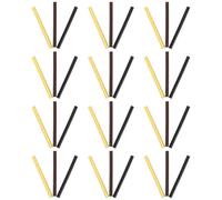 Gatuida 36 stick di colla alla cheratina per extension di capelli: adesivo per fusione a caldo - stick di colla alla cheratina italiana con punta piatta per la riparazione delle trame e la
