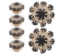 Gatuida 3paia Gemelli per Camicia Donna Copribottoni Decorativi Accessori per Maniche Strass per Abiti Eleganti e Eventi Formali